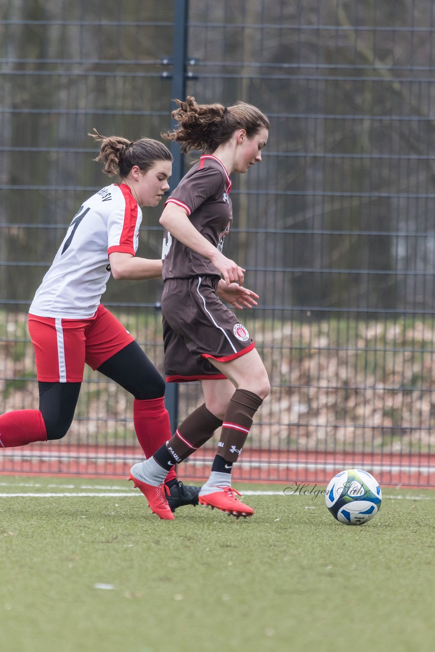 Bild 366 - B-Juniorinnen Walddoerfer - St.Pauli : Ergebnis: 4:1